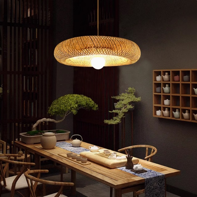 Lustre de Bambu para Sala de Jantar